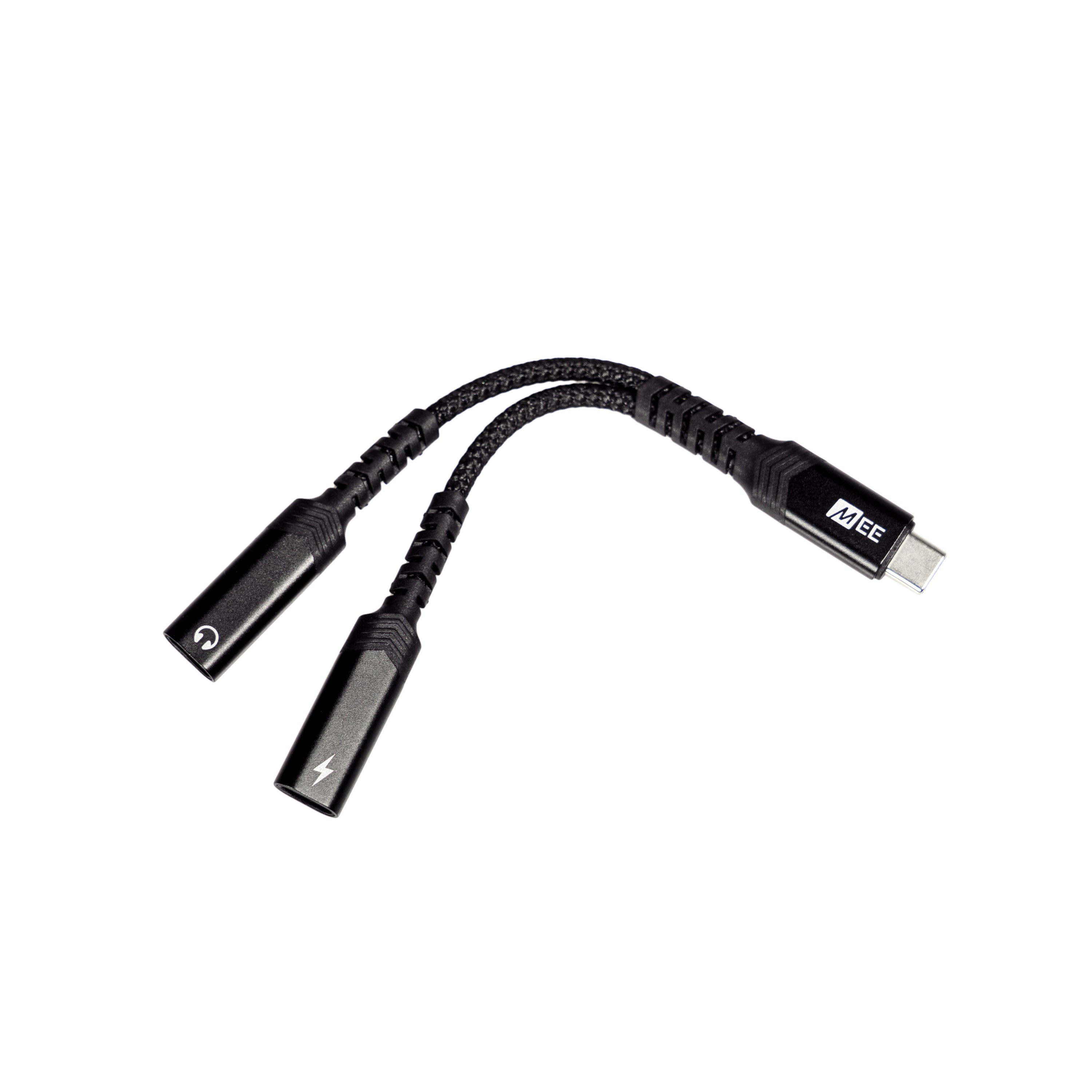 USB-C Audio & Charging Splitter: Use USB Headphones While Charging Your Device