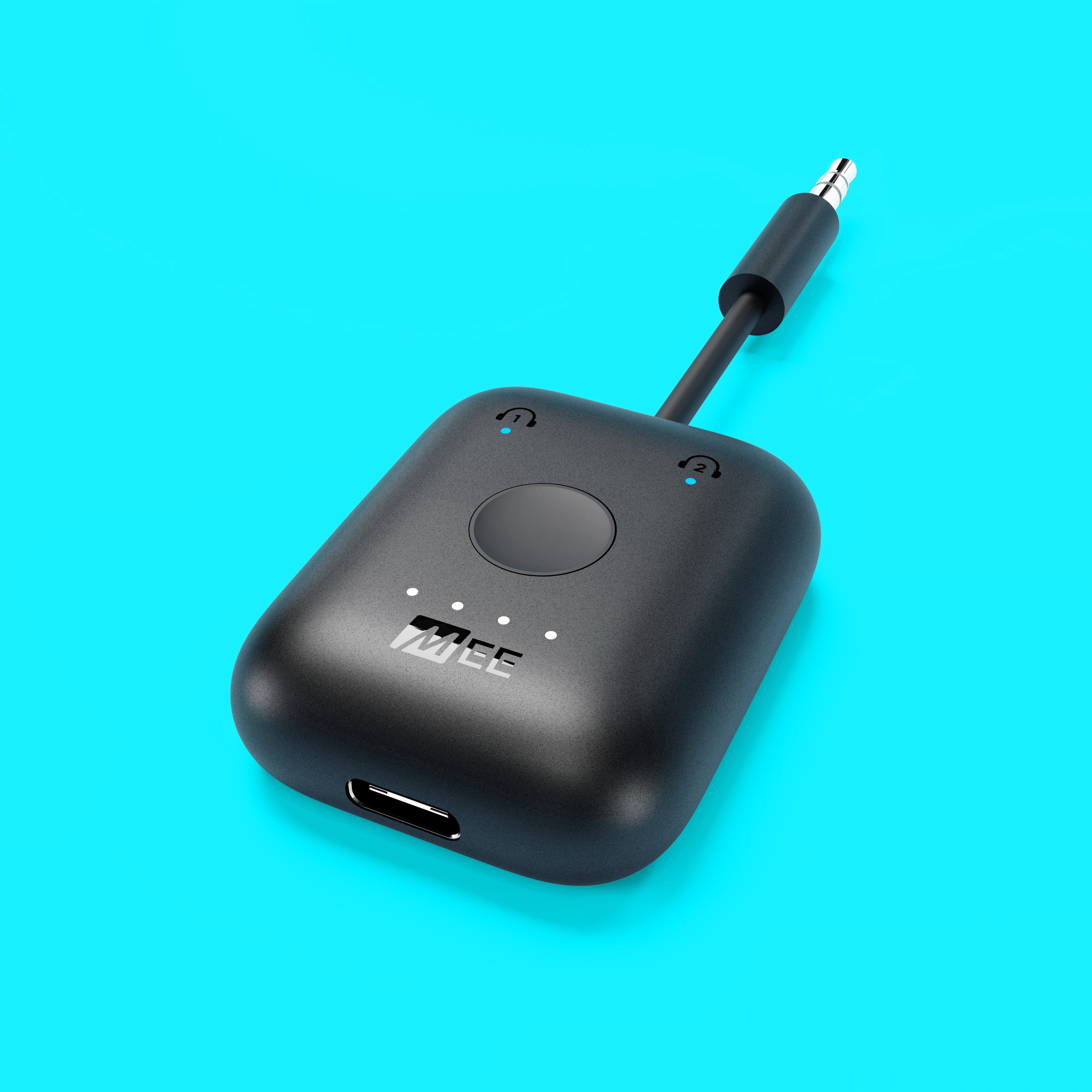 connect air wireless bluetooth adapter transmitter for inflight entertainment systems on airplane