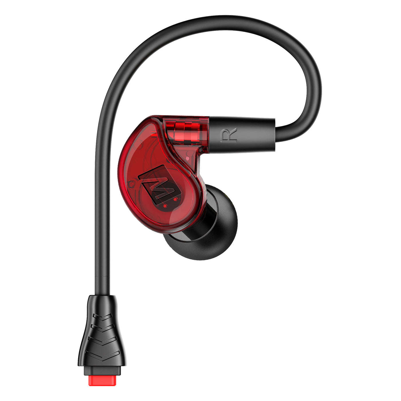 Red M6PRO In-Ear Monitors for BT3 Bluetooth Adapter with DC Earpiece Connectors