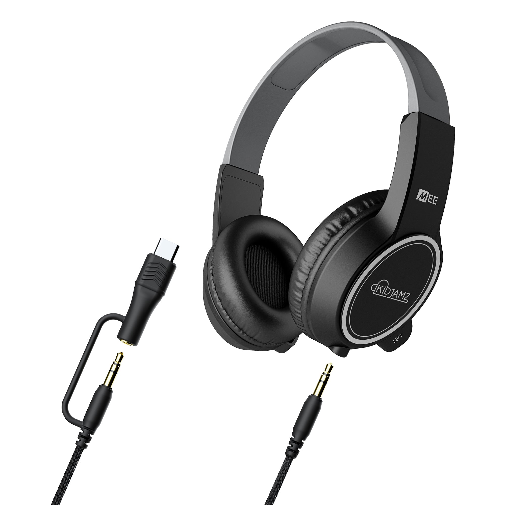 KidJamz Safe Listening Headphones for Kids with USB-C & 3.5 mm Connectivity