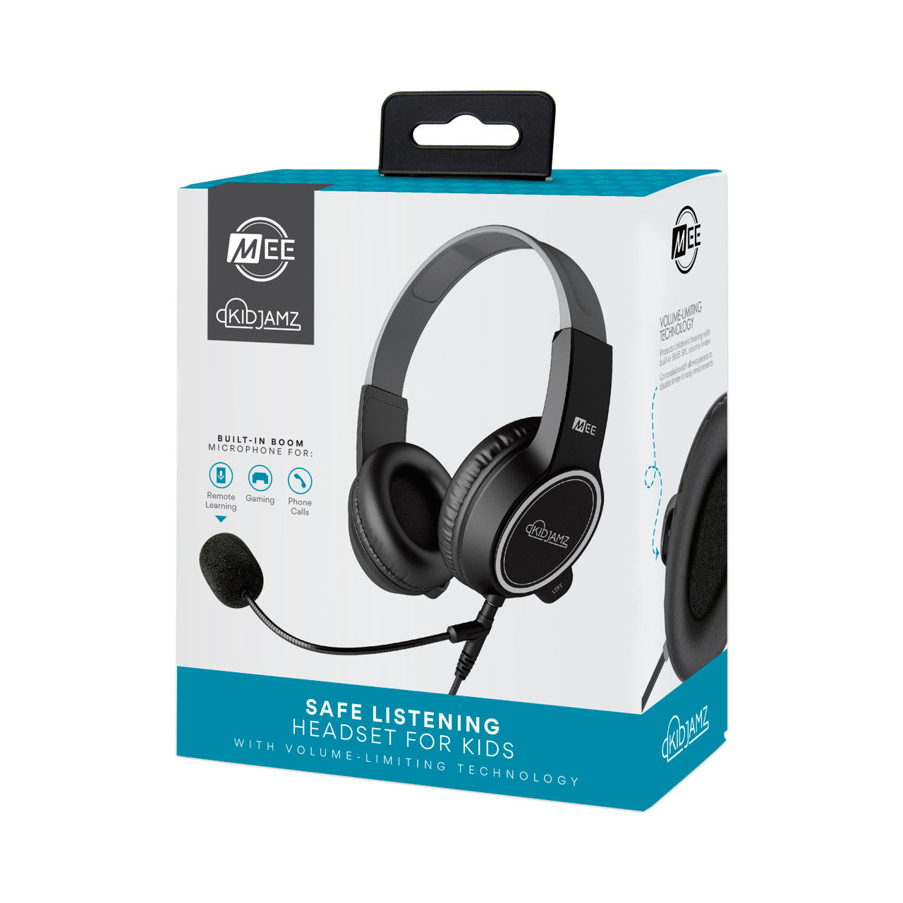 Image of KidJamz KJ35 Safe Listening Headset for Kids with Boom Microphone.