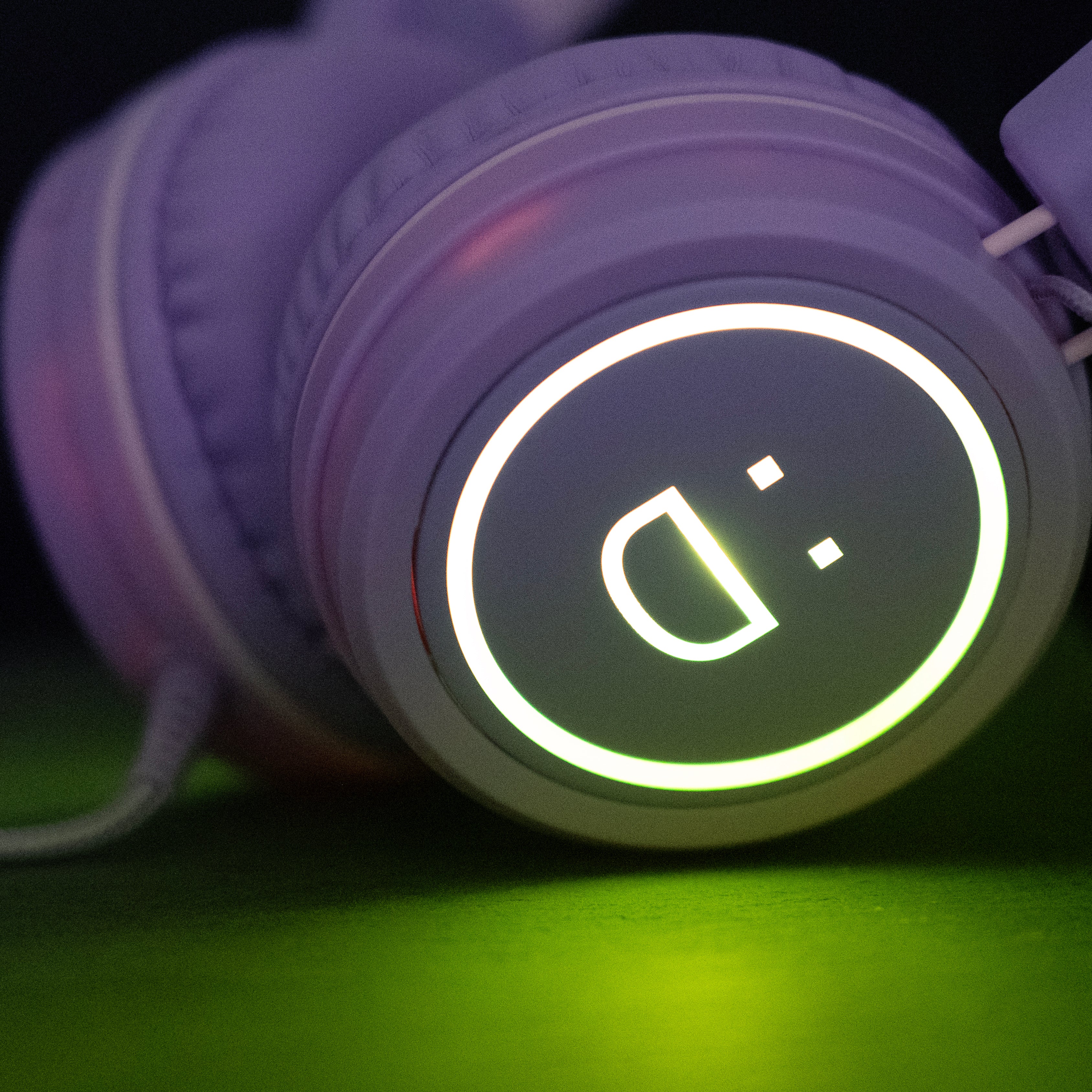 Image of Custom KidJamz KJ55 Safe Listening USB-C Headphones for Kids with LED Lights