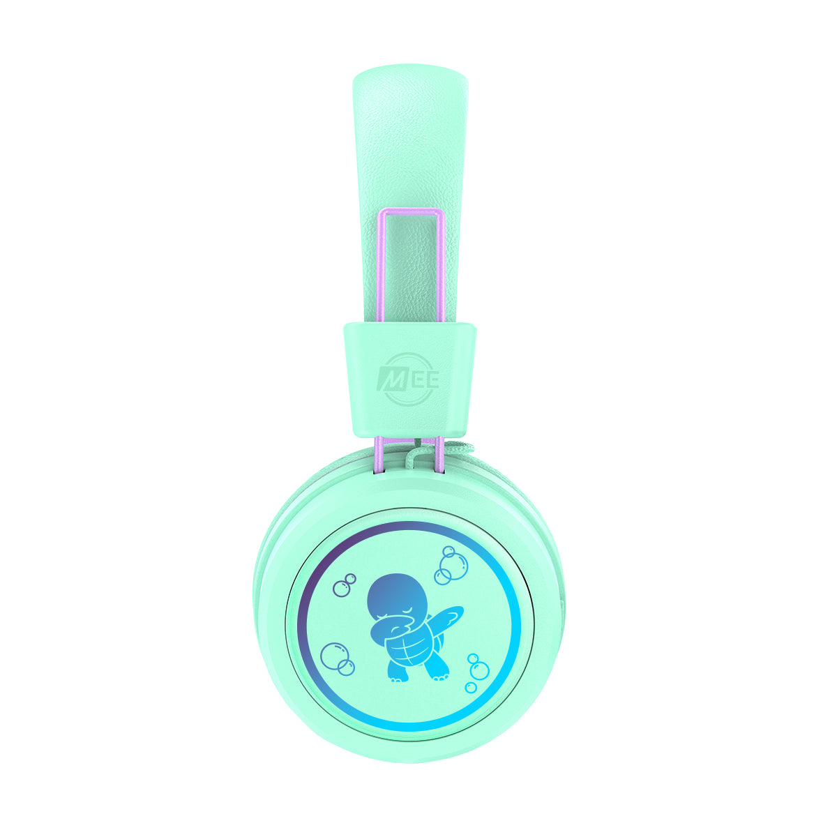 Image of MEE audio KidJamz KJ55BT Bluetooth Wireless Safe Listening Headphones for Children with LED Lights, 85dB Volume Limiter, Microphone, & 40h battery; Kids Headset for School / iPhone / iPad / Tablet