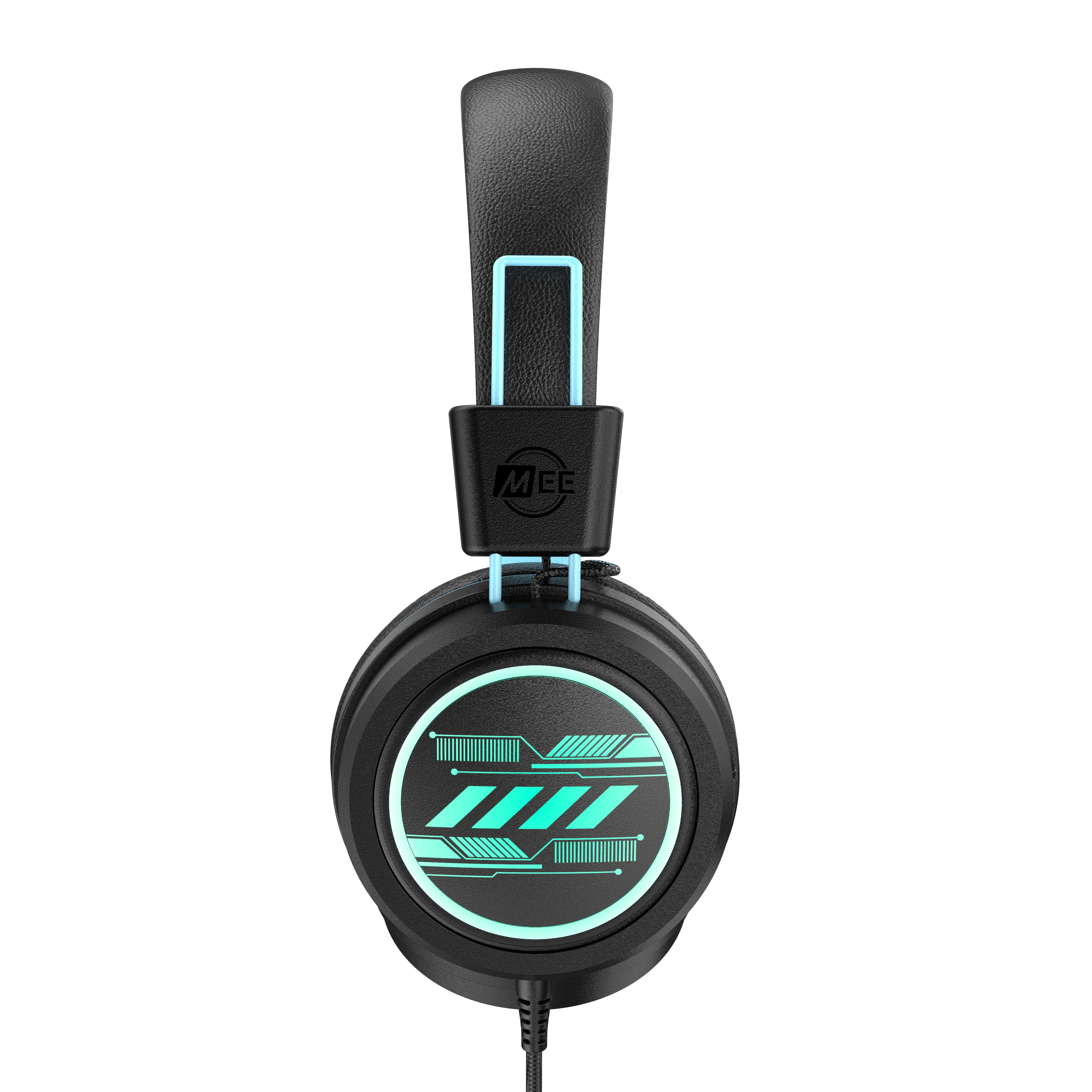 Image of KidJamz KJ55 Safe Listening USB-C Headphones for Kids with LED Lights.
