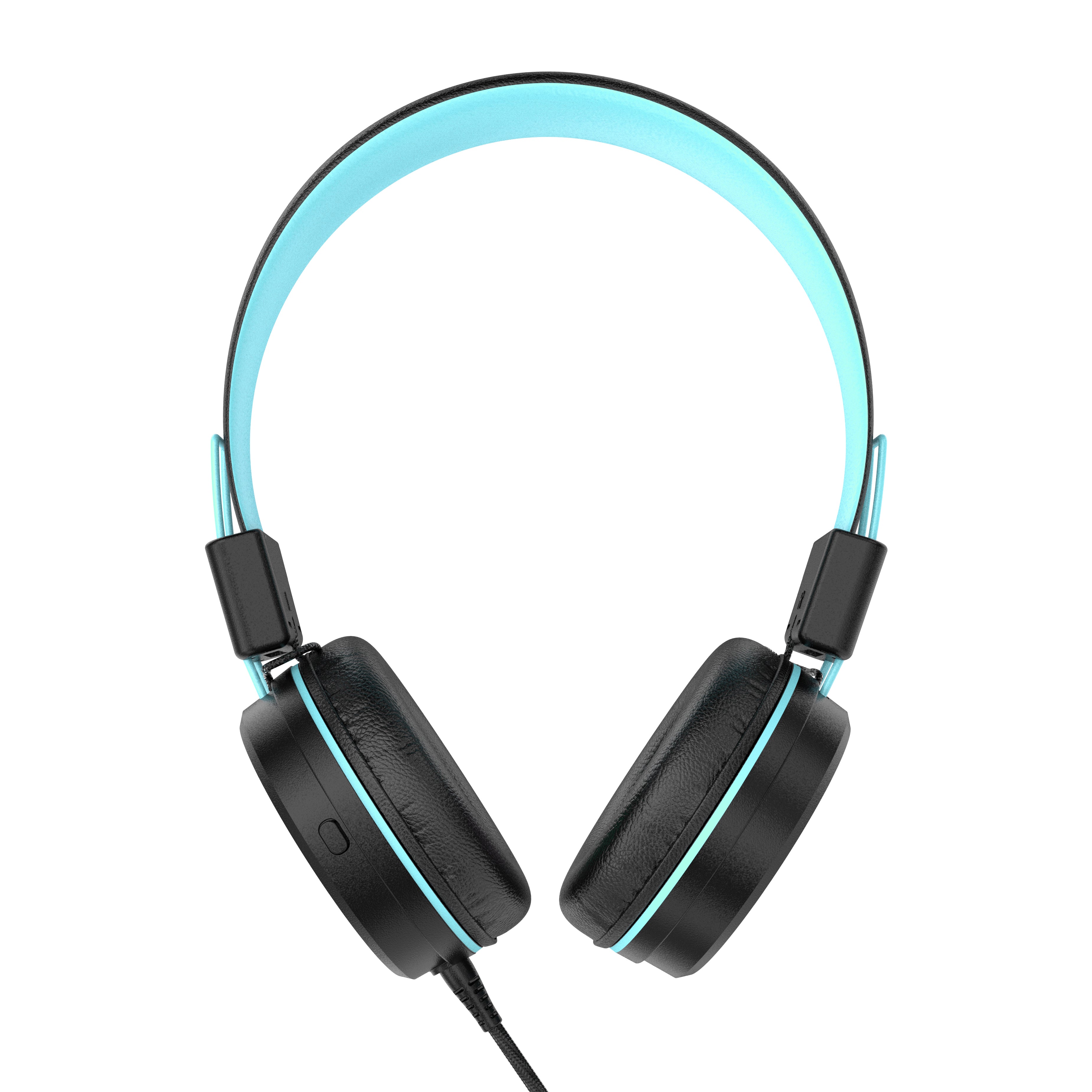 Image of KidJamz KJ55 Safe Listening USB-C Headphones for Kids with LED Lights.