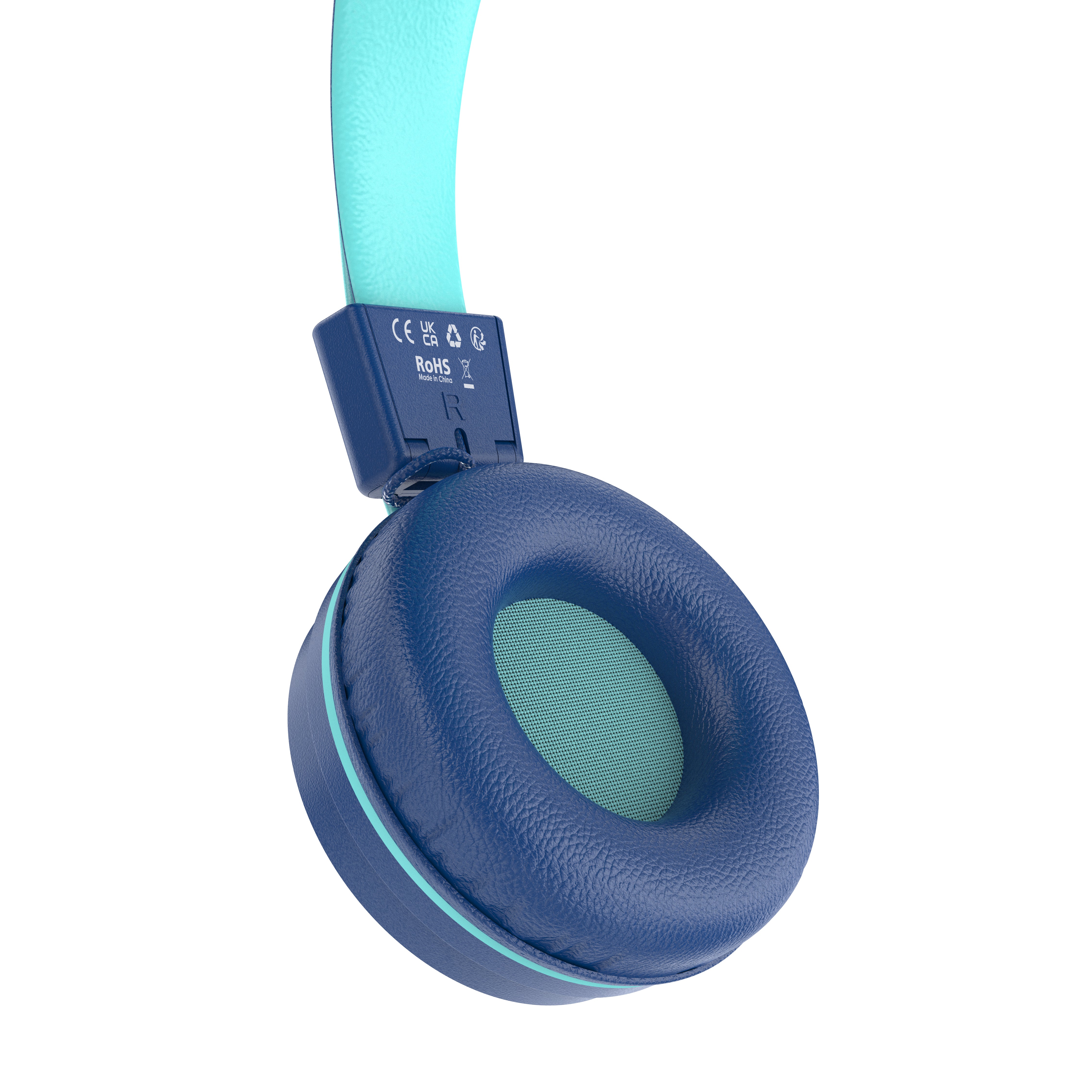 Image of MEE audio KidJamz KJ55BT Bluetooth Wireless Safe Listening Headphones for Children with LED Lights, 85dB Volume Limiter, Microphone, & 40h battery; Kids Headset for School / iPhone / iPad / Tablet