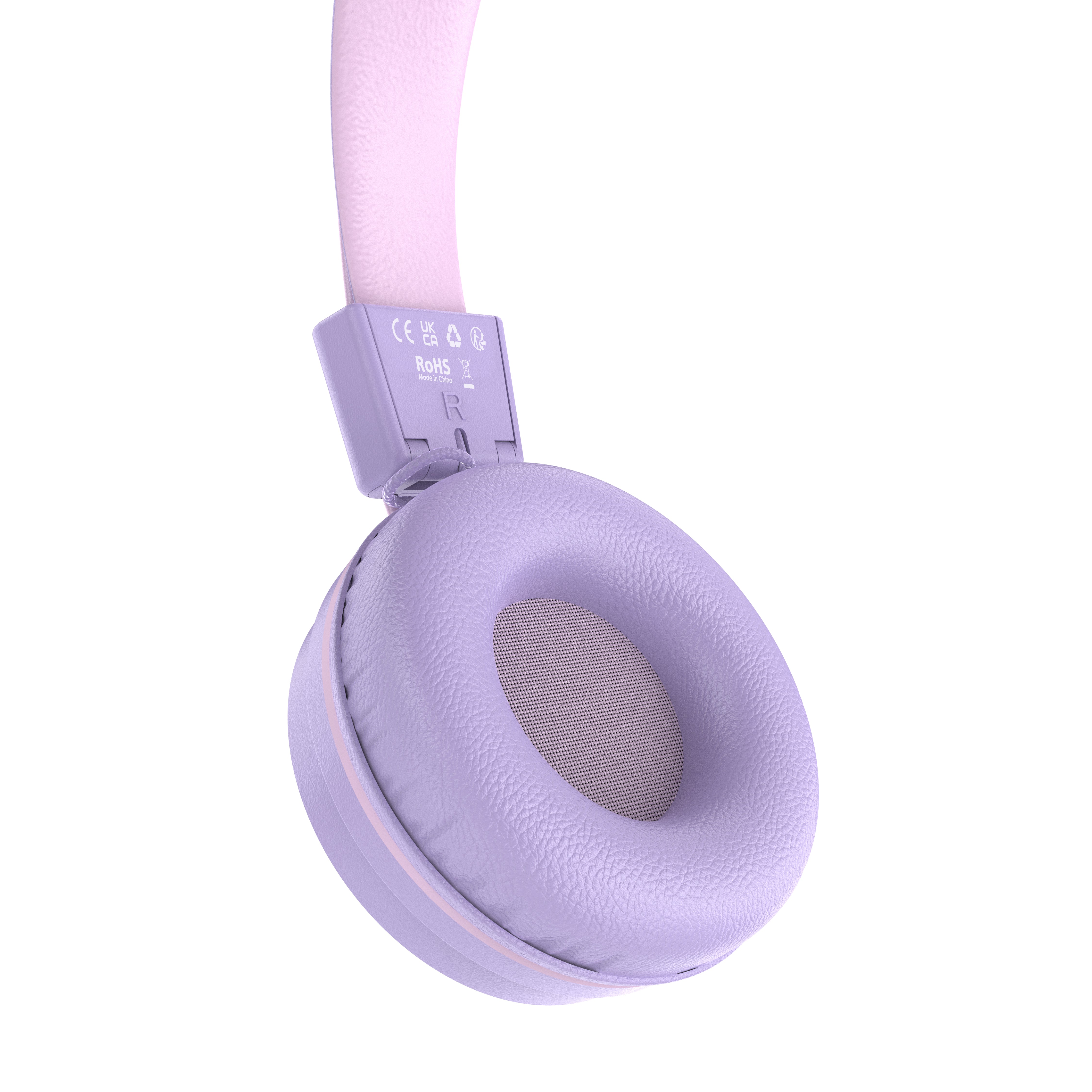 Image of MEE audio KidJamz KJ55BT Bluetooth Wireless Safe Listening Headphones for Children with LED Lights, 85dB Volume Limiter, Microphone, & 40h battery; Kids Headset for School / iPhone / iPad / Tablet