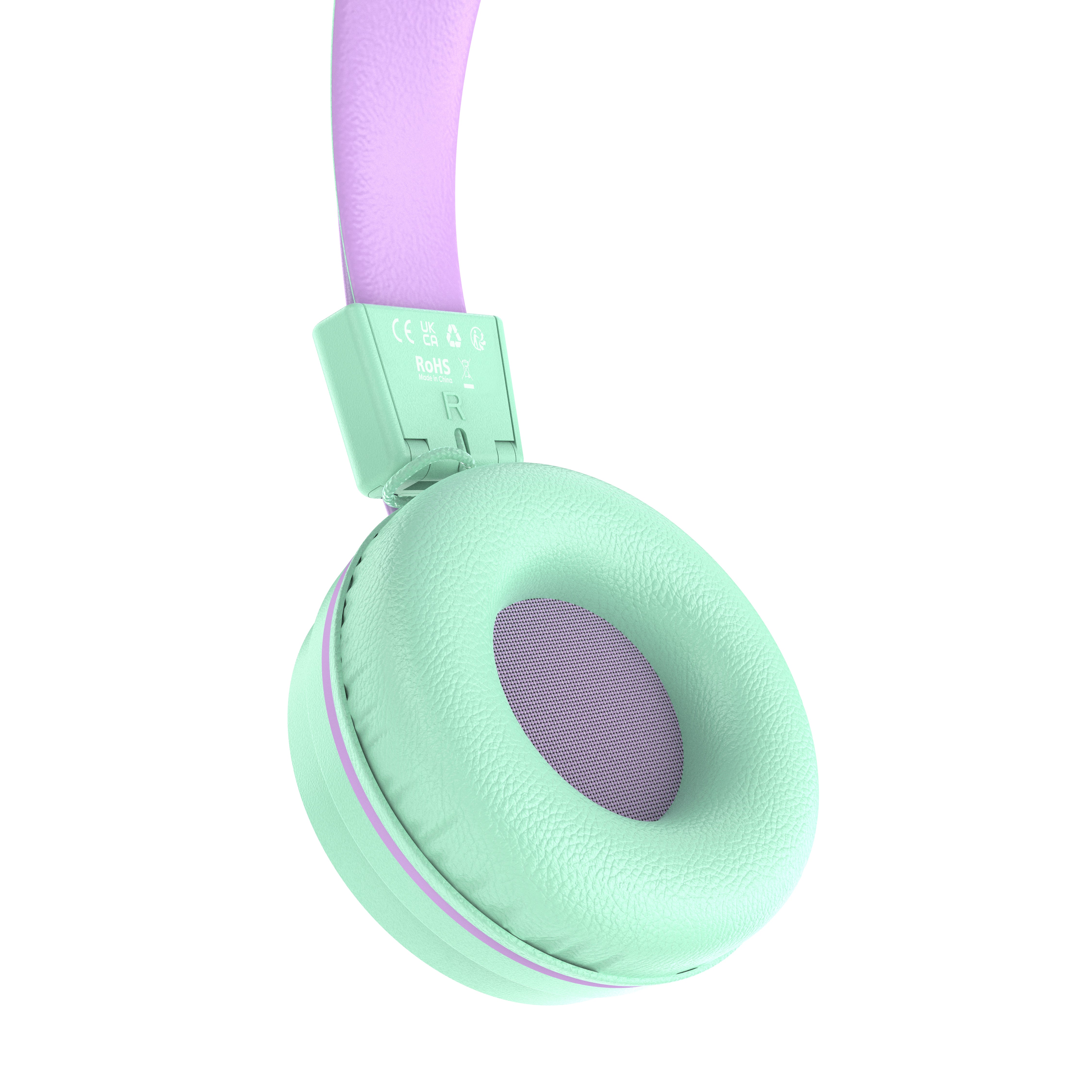 Image of MEE audio KidJamz KJ55BT Bluetooth Wireless Safe Listening Headphones for Children with LED Lights, 85dB Volume Limiter, Microphone, & 40h battery; Kids Headset for School / iPhone / iPad / Tablet