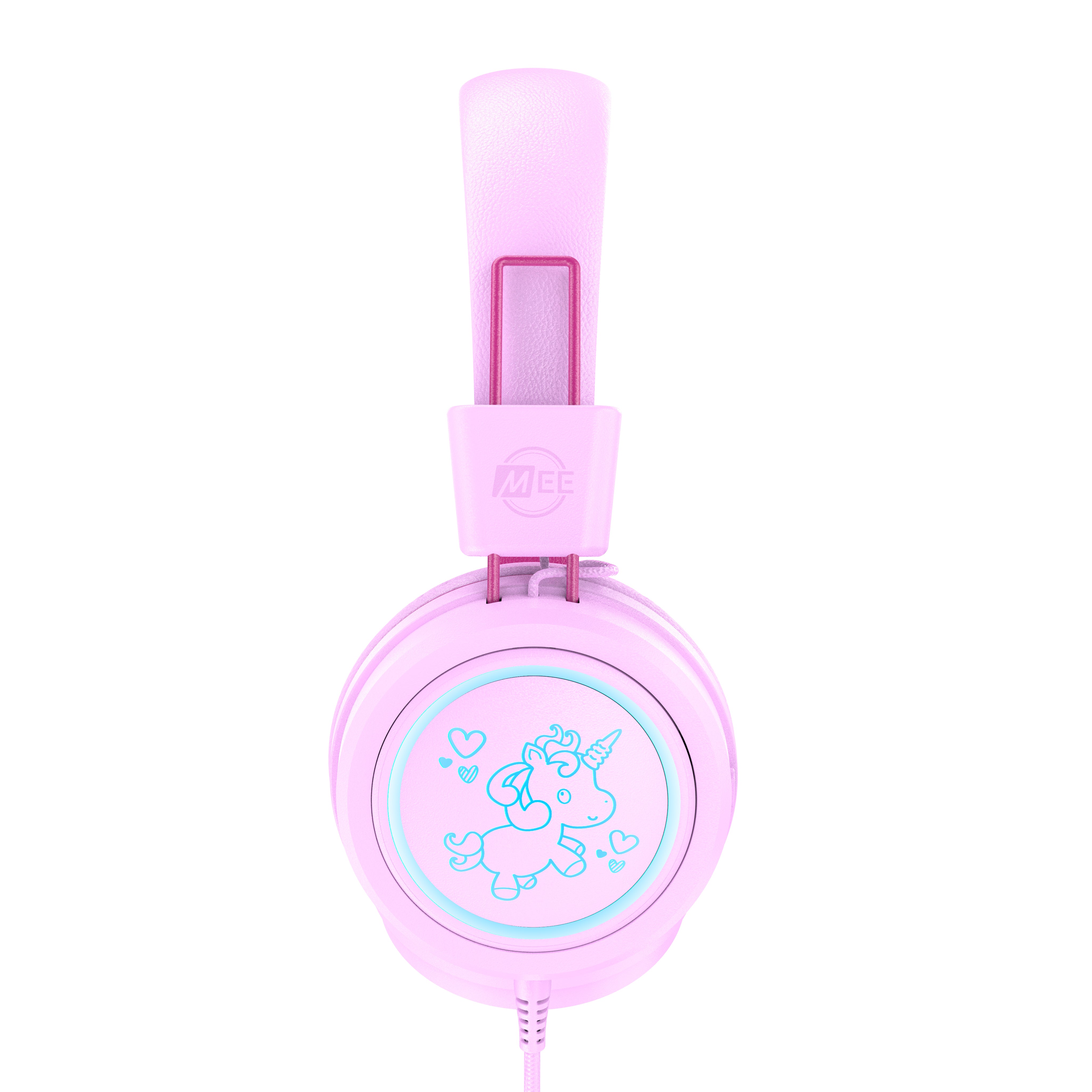 Image of KidJamz KJ55 Safe Listening USB-C Headphones for Kids with LED Lights.