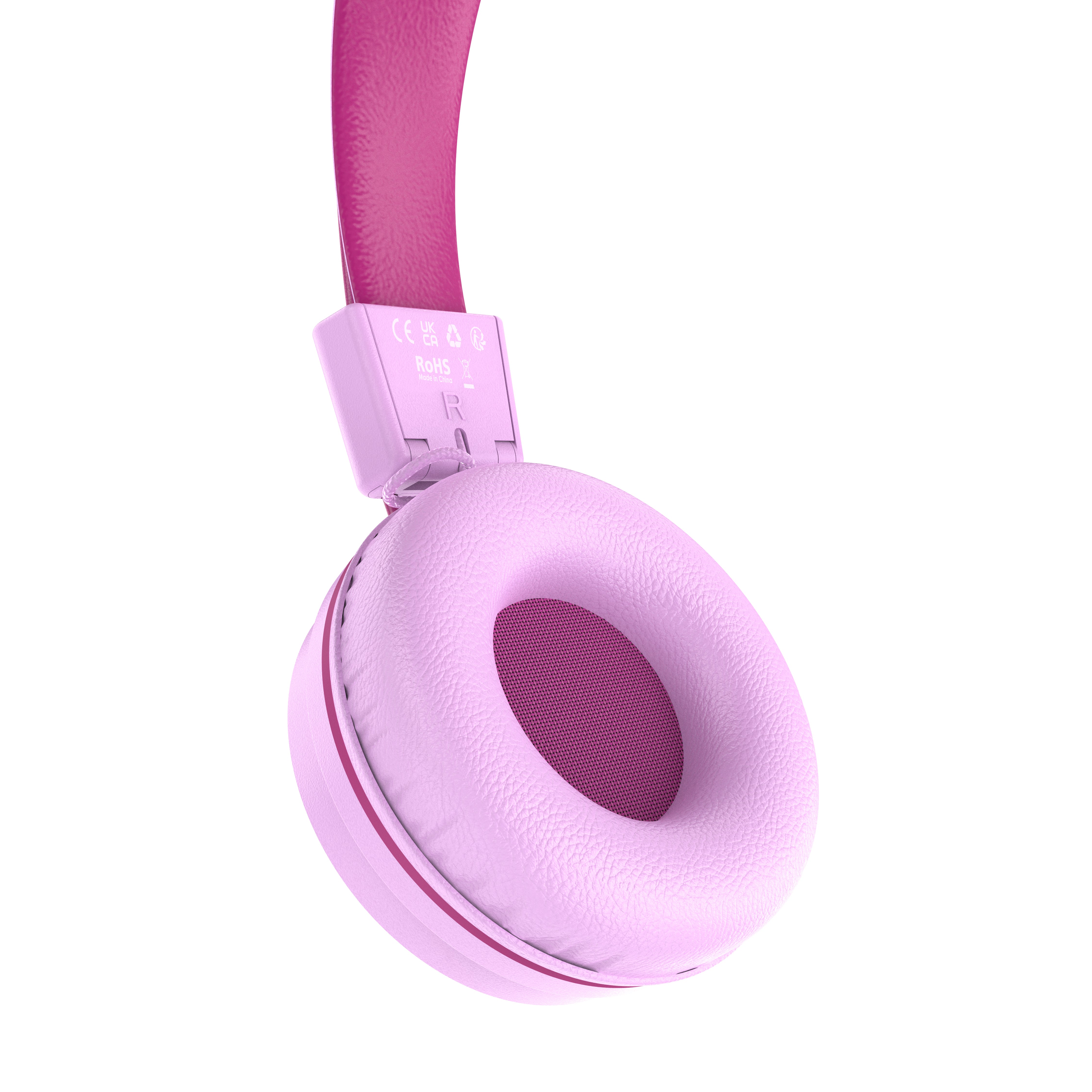 Image of MEE audio KidJamz KJ55BT Bluetooth Wireless Safe Listening Headphones for Children with LED Lights, 85dB Volume Limiter, Microphone, & 40h battery; Kids Headset for School / iPhone / iPad / Tablet