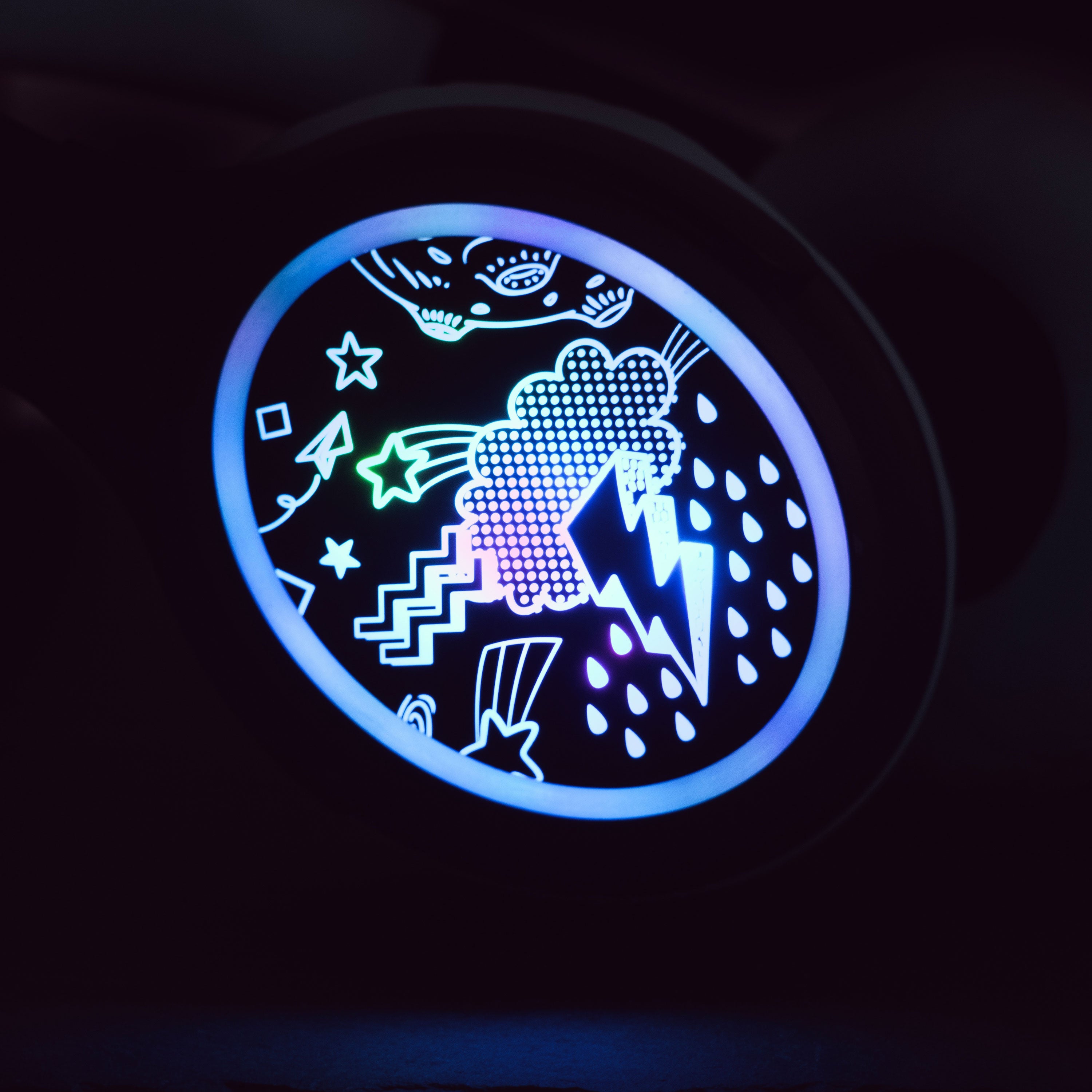 KidJamz KJ65U Safe Listening USB-C Over-Ear Headphones for Kids with LED Lights (USB Type C)