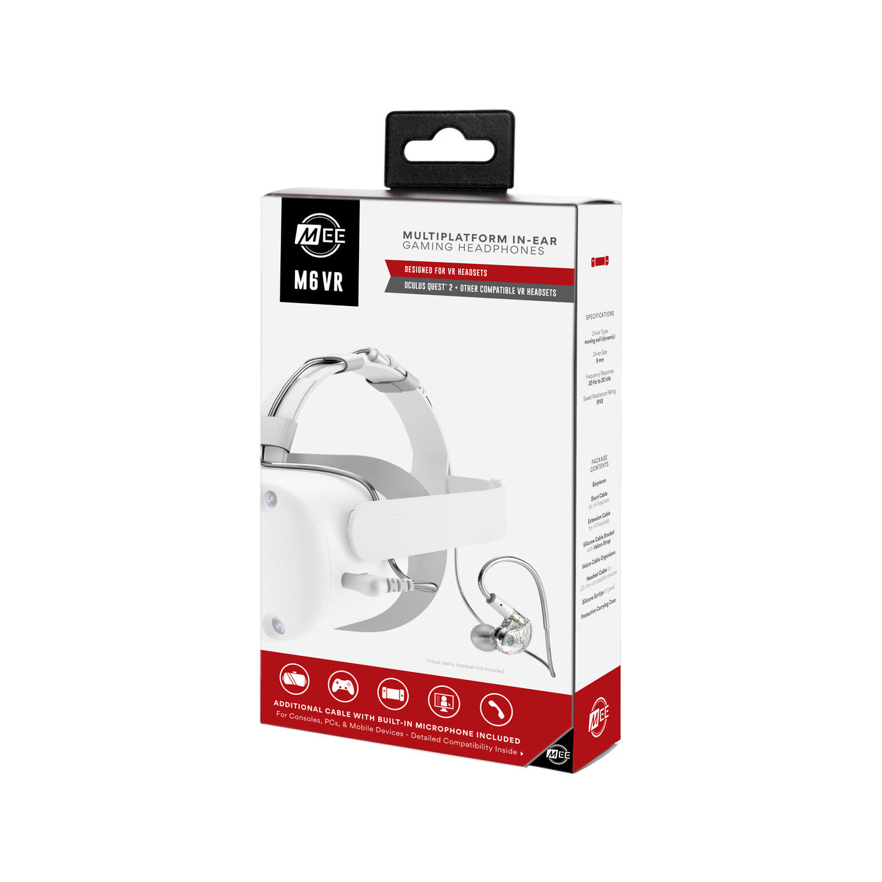 Image of M6 VR In-Ear Headphones for VR Headsets & Other Devices.