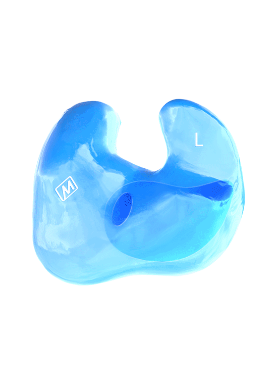 custom eartip for mee audio in-ear monitors