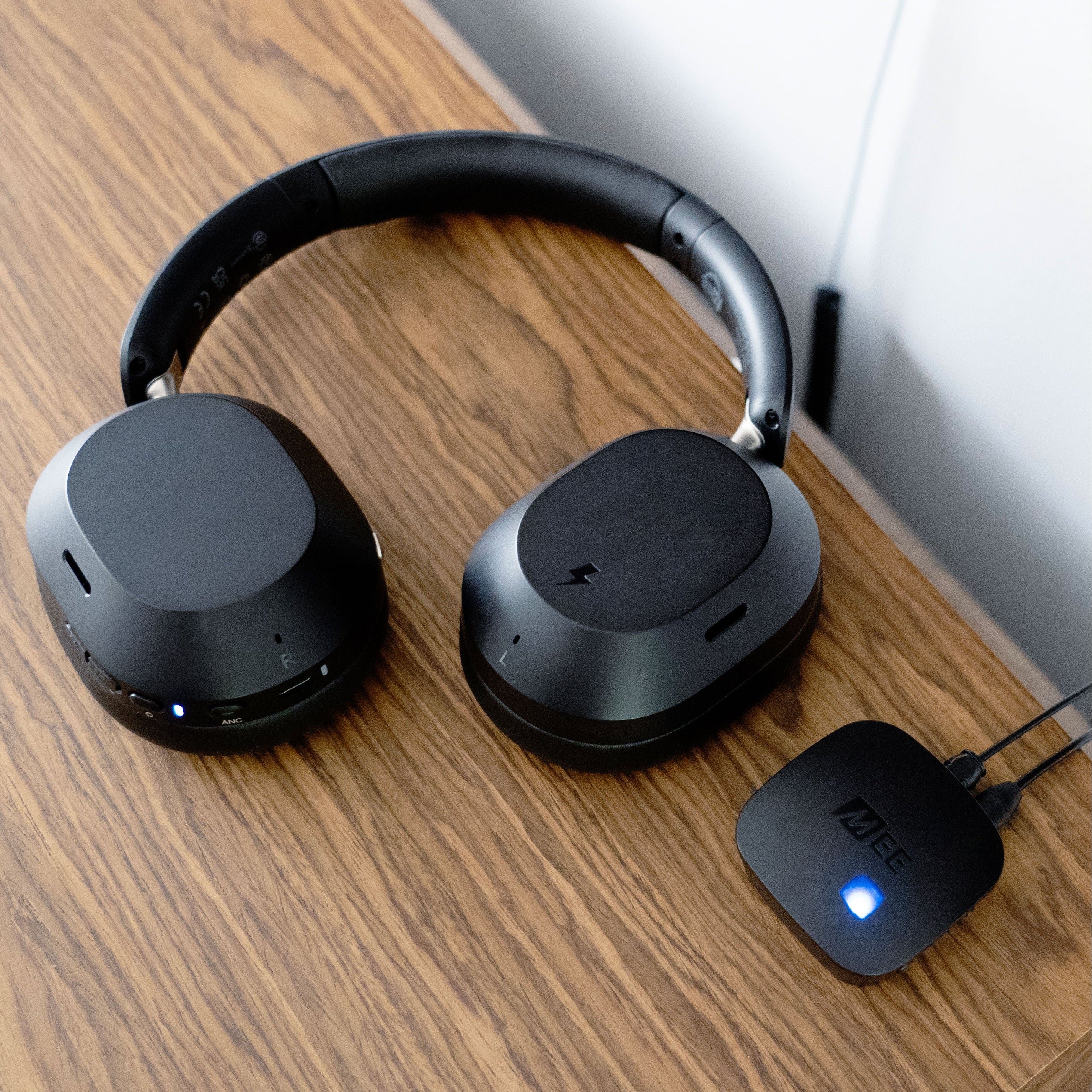 MEE audio Matrix Cinema 3D 2026 Bluetooth Headphones + Connect Bluetooth Audio Transmitter Bundle for All TVs