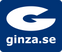 Logo of ginza.se featuring a large white letter 'g' in a stylized design on a dark blue background, with the text "ginza.se" below in white lowercase letters.