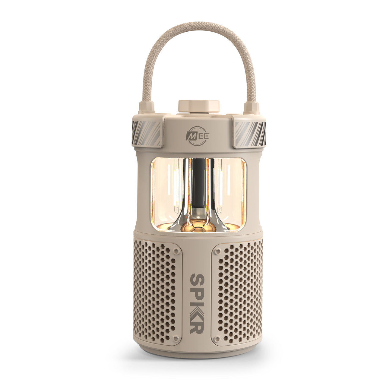 Image of lightSPKR Bluetooth Wireless Speaker with Camping Lantern.