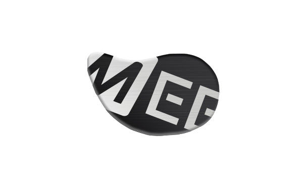 A sleek, black and white bicycle saddle featuring a bold "met" logo on the side. the saddle has a modern, aerodynamic design, primarily in black with white accents.