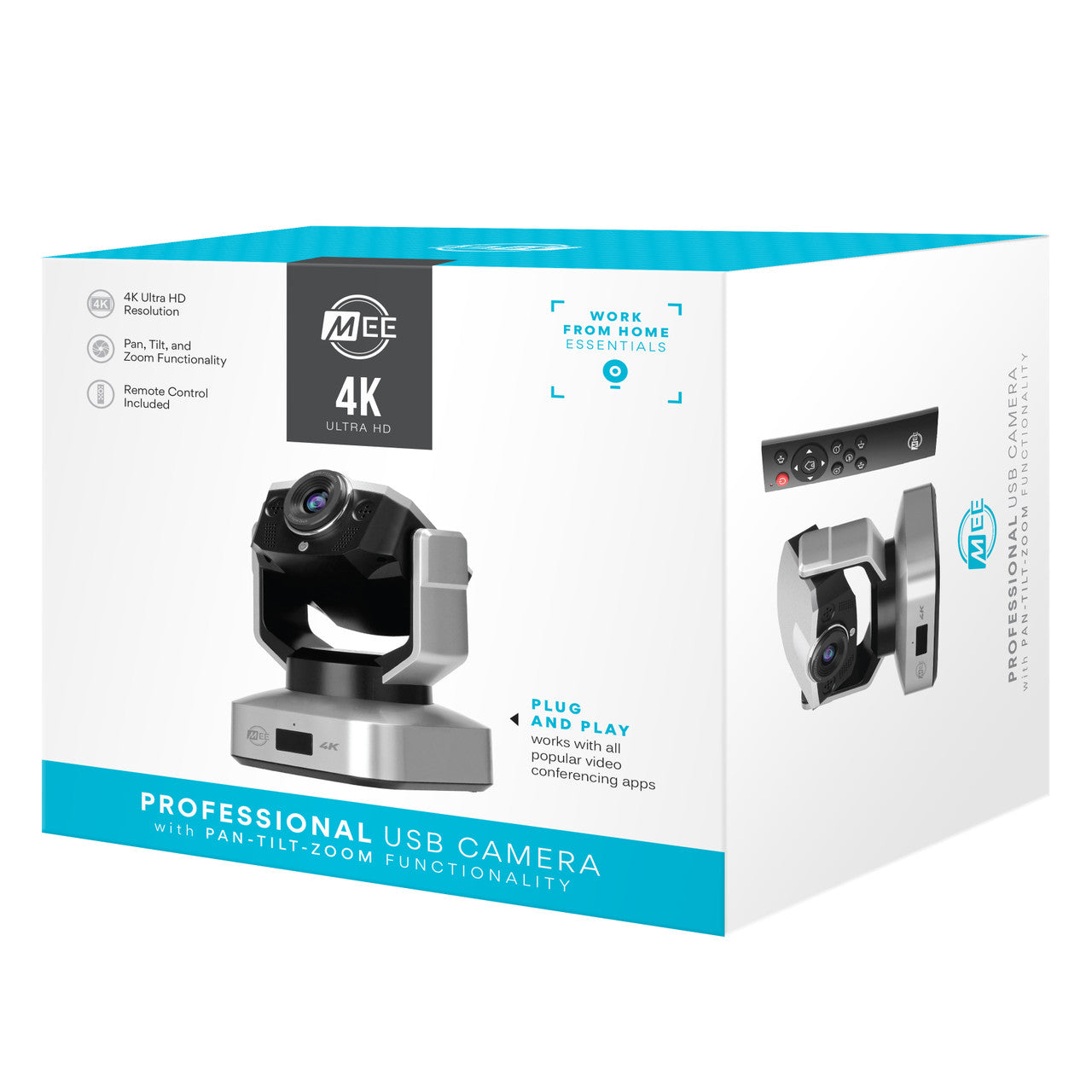 Image of C20PTZ 4K Ultra HD Pan-Tilt-Zoom Camera with Remote.