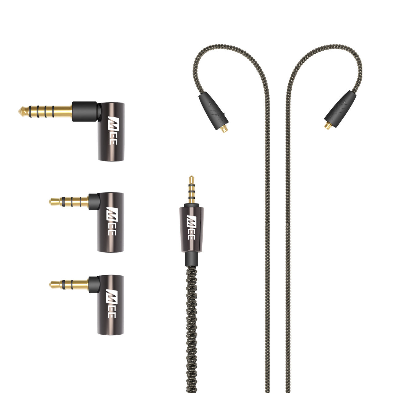 Image of Universal MMCX Balanced Audio Cable with Adapter Set.