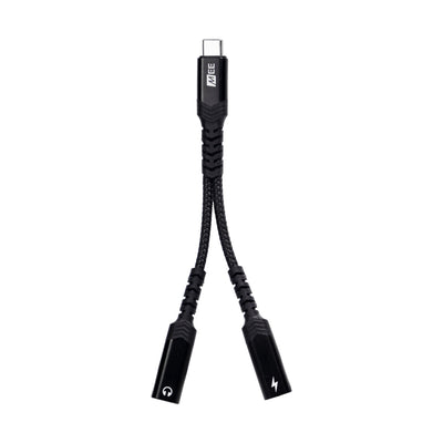 USB-C Audio & Charging Splitter: Use USB Headphones While Charging Your Device