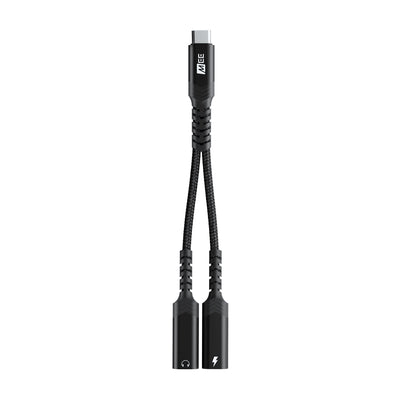 USB-C Audio & Charging Splitter: Use USB Headphones While Charging Your Device