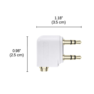 travel adapter for planes dimensions
