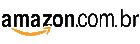 Logo of amazon.com.br featuring the word 'amazon' in black lowercase font with a swooping orange smile-like arrow underneath, extending from the 'a' to 'z', and '.com.br' in gray.