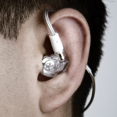 M6 Single Side In Ear Earbud with Memory Wire Earhook (Bulk Packaging)