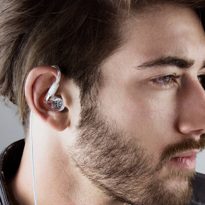 M6 Single Side In Ear Earbud with Memory Wire Earhook (Bulk Packaging)