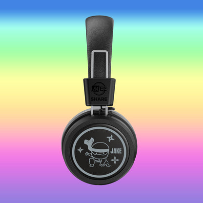 Design Your Own: Custom KidJamz Share Headphones for Kids with Multipoint Connectivity and LED Lights [Bluetooth]