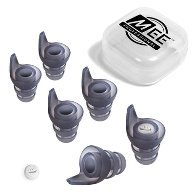 set of earplugs with its case