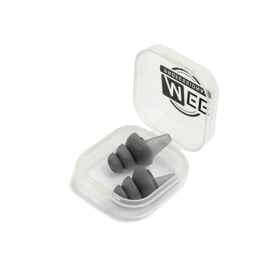 Smoke Universal-Fit High Fidelity Earplugs inside case