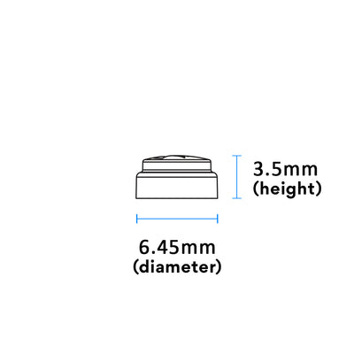 Drawing of 25 dB filter dimensions