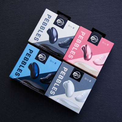 Image of Pebbles Low Profile Wireless Earbuds.