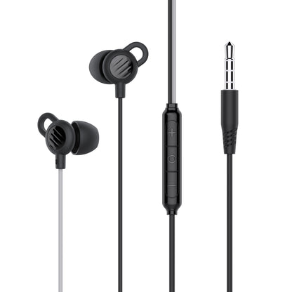 MEE audio SleepTones 3.5mm Wired Sleeping Earbuds for Side Sleepers With Lightweight Low-Profile Silicone Earpieces for a Comfortable Fit, Built-In Mic, & Volume Controls (3.5mm Plug)