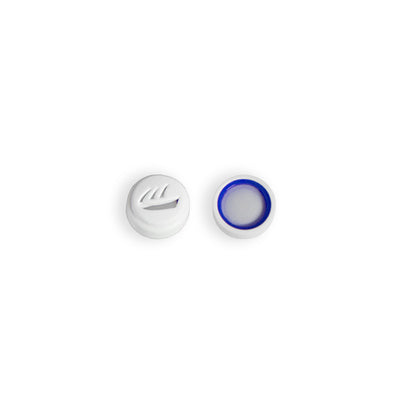 15 dB Filter with colored rim on a white background 
