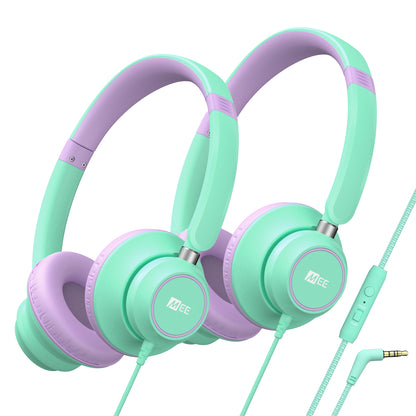 KidJamz KJ45 Safe Listening Headphones for Kids with Inline Microphone