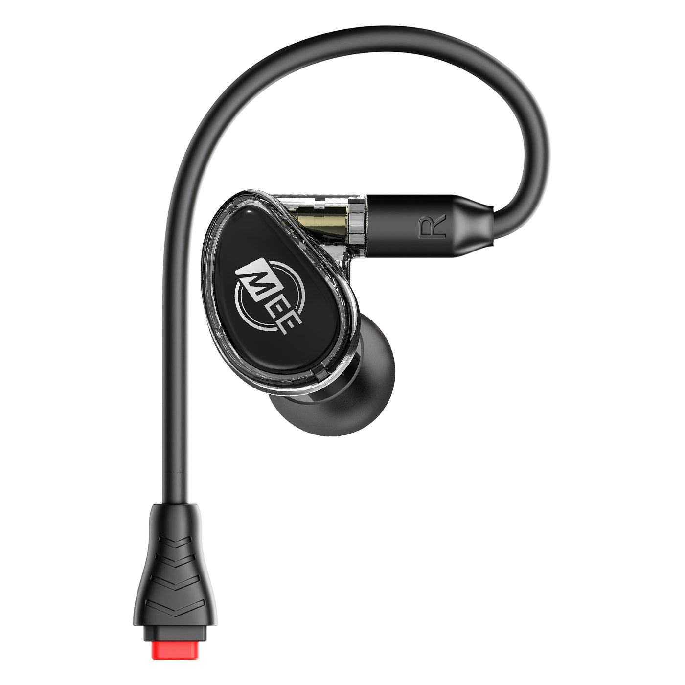 Black MXPRO In-Ear Monitors for BT3 Bluetooth Adapter with DC Earpiece Connectors 
