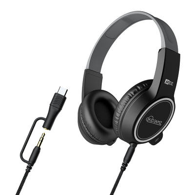 KidJamz Safe Listening Headphones for Kids with USB-C & 3.5 mm Connectivity