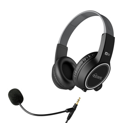 Image of KidJamz KJ35 Safe Listening Headset for Kids with Boom Microphone.