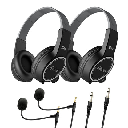 KidJamz KJ35 Safe Listening Headset for Kids with Boom Microphone [3.5mm Plug]