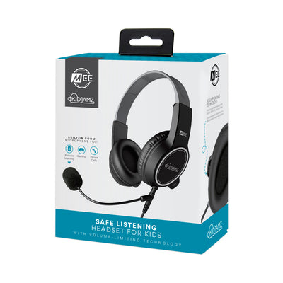 Image of KidJamz KJ35 Safe Listening Headset for Kids with Boom Microphone.