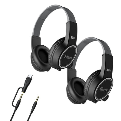 KidJamz Safe Listening Headphones for Kids with USB-C & 3.5 mm Connectivity
