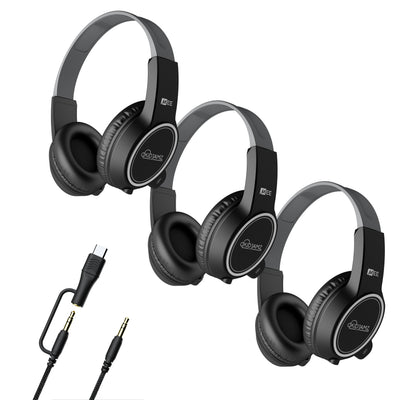 KidJamz Safe Listening Headphones for Kids with USB-C & 3.5 mm Connectivity