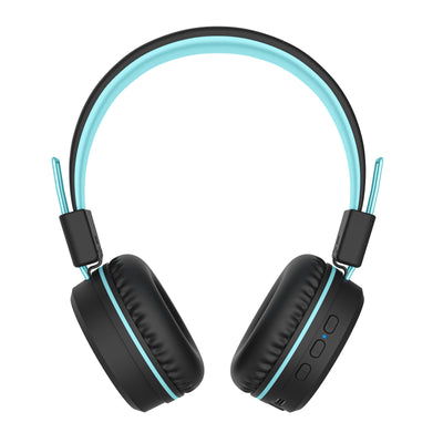 Image of MEE audio KidJamz KJ55BT Bluetooth Wireless Safe Listening Headphones for Children with LED Lights, 85dB Volume Limiter, Microphone, & 40h battery; Kids Headset for School / iPhone / iPad / Tablet