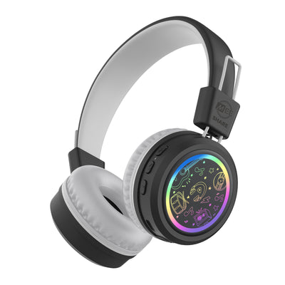 MEE audio KidJamz Share Bluetooth Headphones on a while background