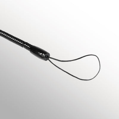 Lanyard loop for earplugs in black