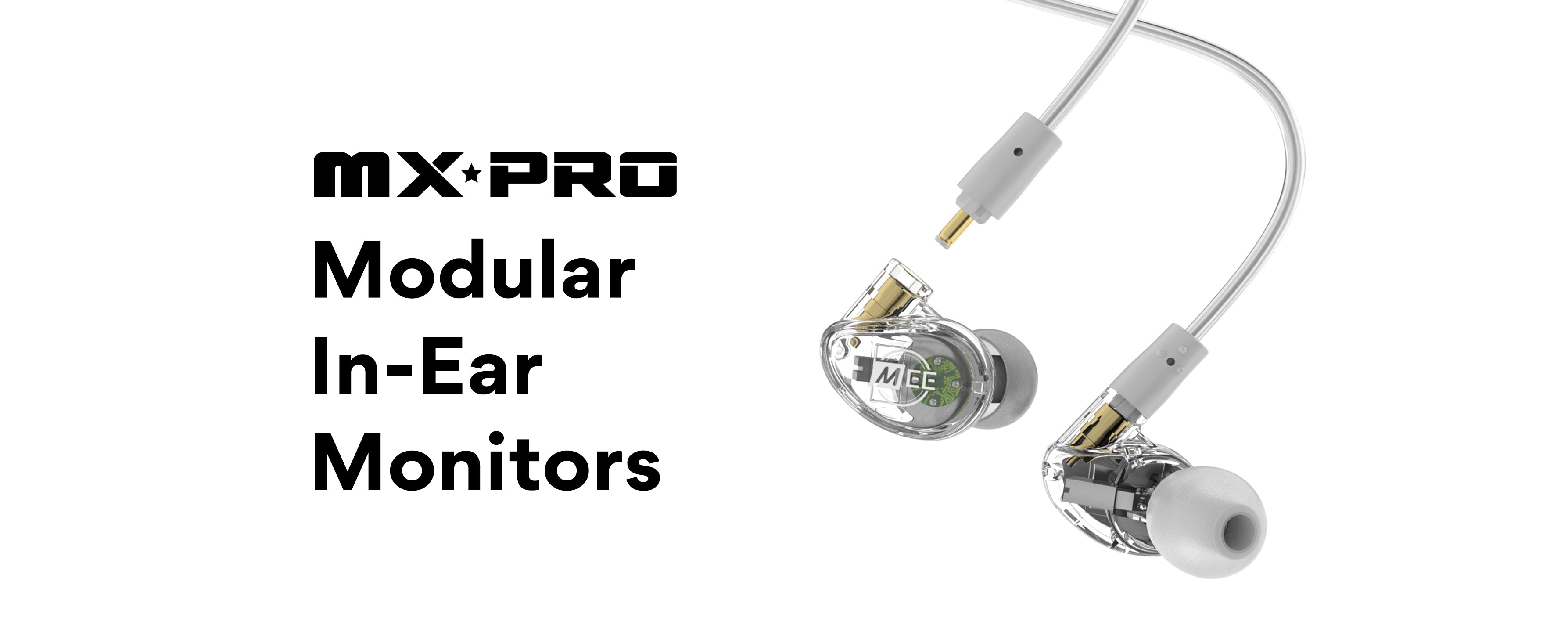 MEE audio MX PRO Modular In Ear Monitors - Universal or Custom Fit