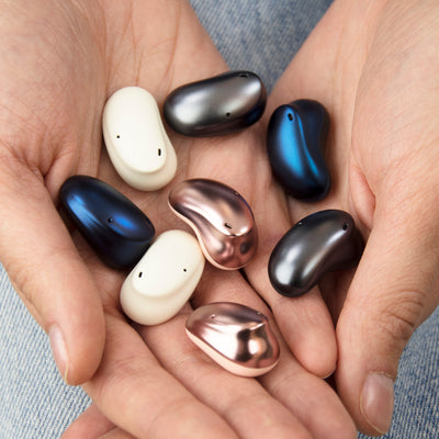 Image of Pebbles Low Profile Wireless Earbuds.