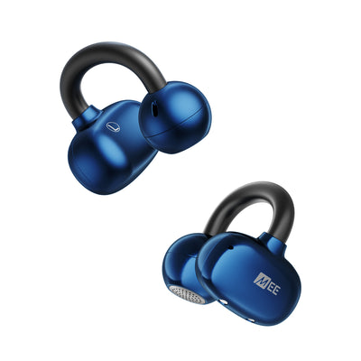 Sapphire Pebbles Air earbuds on a white background
